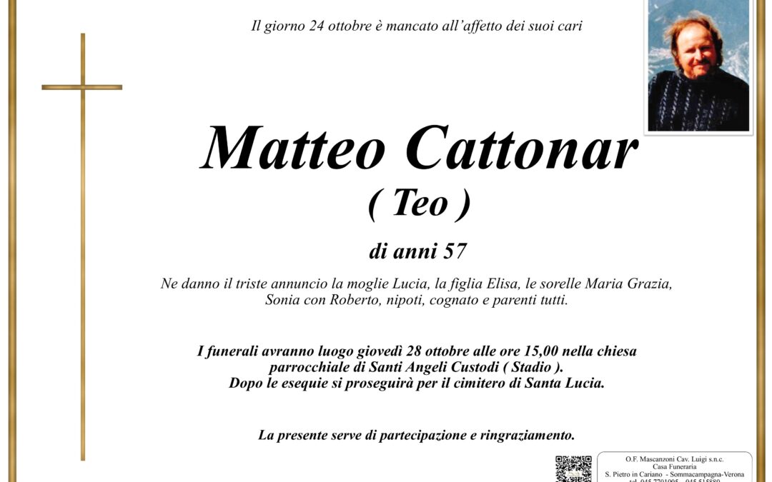 CATTONAR MATTEO